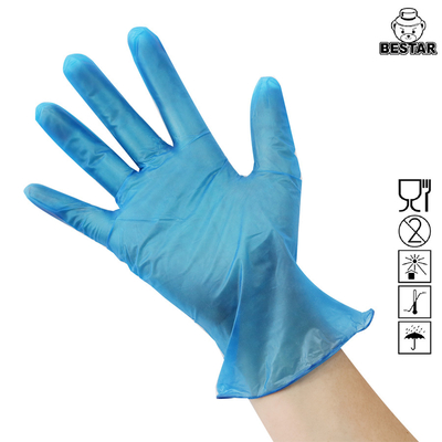 Odm PVC Vinyl Jednorazowe rękawiczki ręczne Średnie duże do rzeźni
