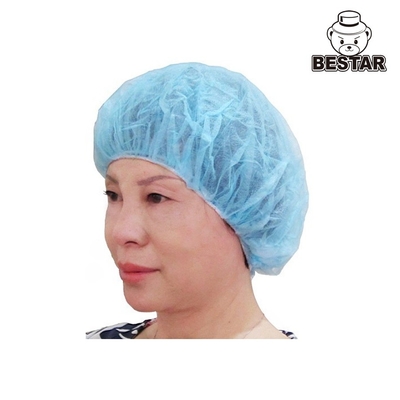Jednorazowe czapki chirurgiczne SPP Bouffant Blue Caps dla szpitala i medycyny
